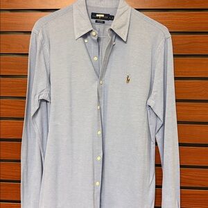 Ralph Lauren Light Blue Knit Oxford